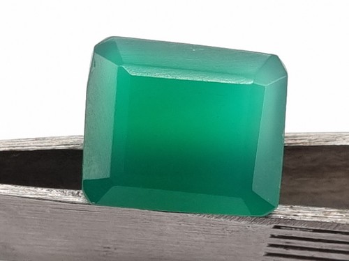 Natural EGL Certified 4.86 Ct Emerald Cut Onyx Loose Gemstone - Picture 6 of 6