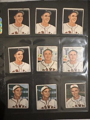 1950 Bowman Baseball Singles - Pick Your Card - Complete Your Set 255 Available