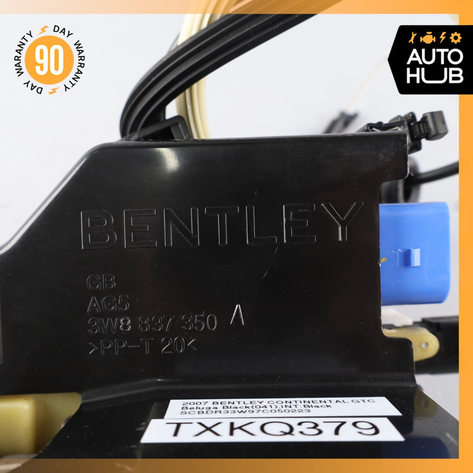 03-10 Bentley Continental GTC Front Right Door Lock Latch Keyless Go OEM
