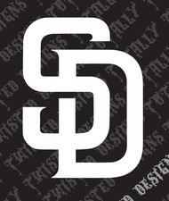 San Diego Padres vinyl decal sticker car truck motorcycle MLB baseball