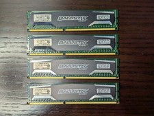 Crucial Ballistix 16GB 4x4GB DDR3 1600 MHz PC3-12800 UDIMM 240-Pin Ram Memory