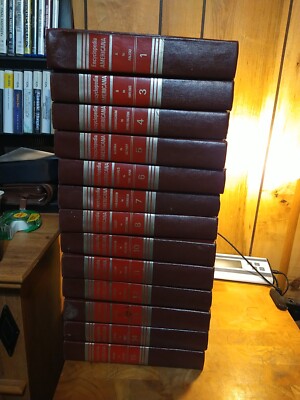 Encyclopedia Americana 1969 Vol 1, 3-8, 10-15, Discard; HC Split