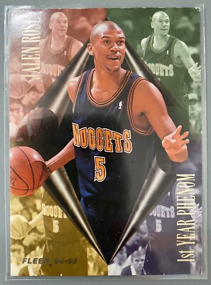1994-95 Fleer - First Year Phenoms - Insert - 9 of 10 - Jalen Rose