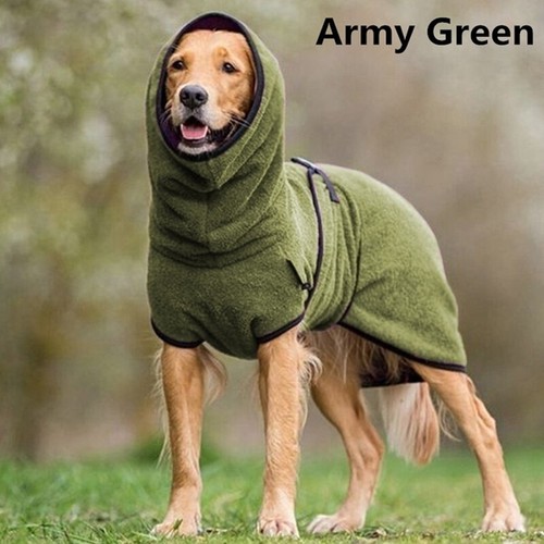 Winter Pet Dogs Warm Sweater Clothes Puppy Lurcher Coat Fleece Hoodies Jacket - Picture 9 of 59