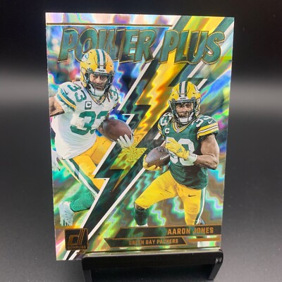 2023 Panini Donruss #PP-14 Aaron Jones Power Plus Green Bay Packers