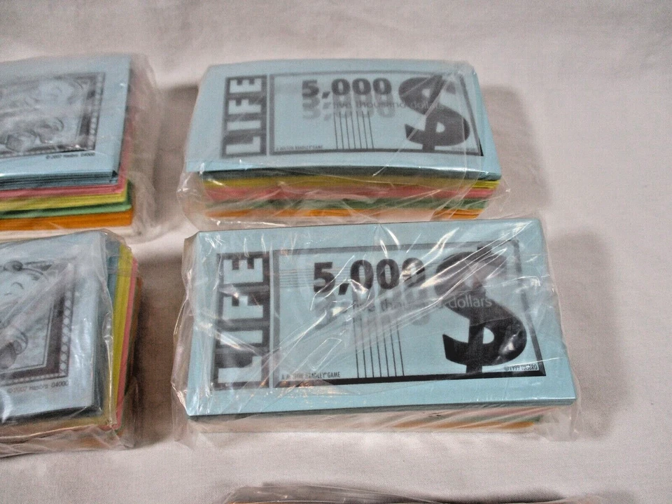 Game of Life Big Lot MONEY Stacks Bills Replacement Parts / Piece 2lbs 4oz. Huge - Image 4 of 4