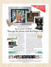 1993 ReelMagic Lite MPEG Video Playback Original Advertisement v1