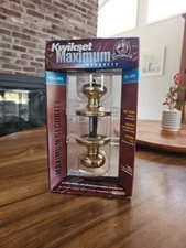 Kwikset Door Knob Maximum Security Bed and Bath Lock Set Polished Brass 300SY