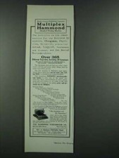1919 Hammond Multiplex typewriter Ad thumbnail