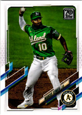 2021 Topps Series 1 Base #276 Marcus Semien - Oakland Athletics        