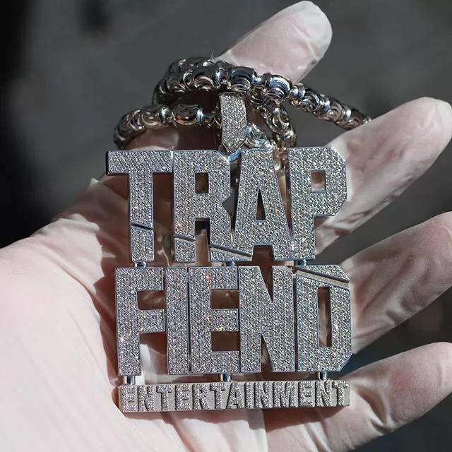 Hip hop on sale silver pendants