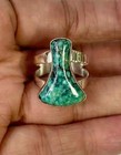 HSN Jay King Sterling Silver Hubei Turquoise Freeform Ring Size 7 — photo 6