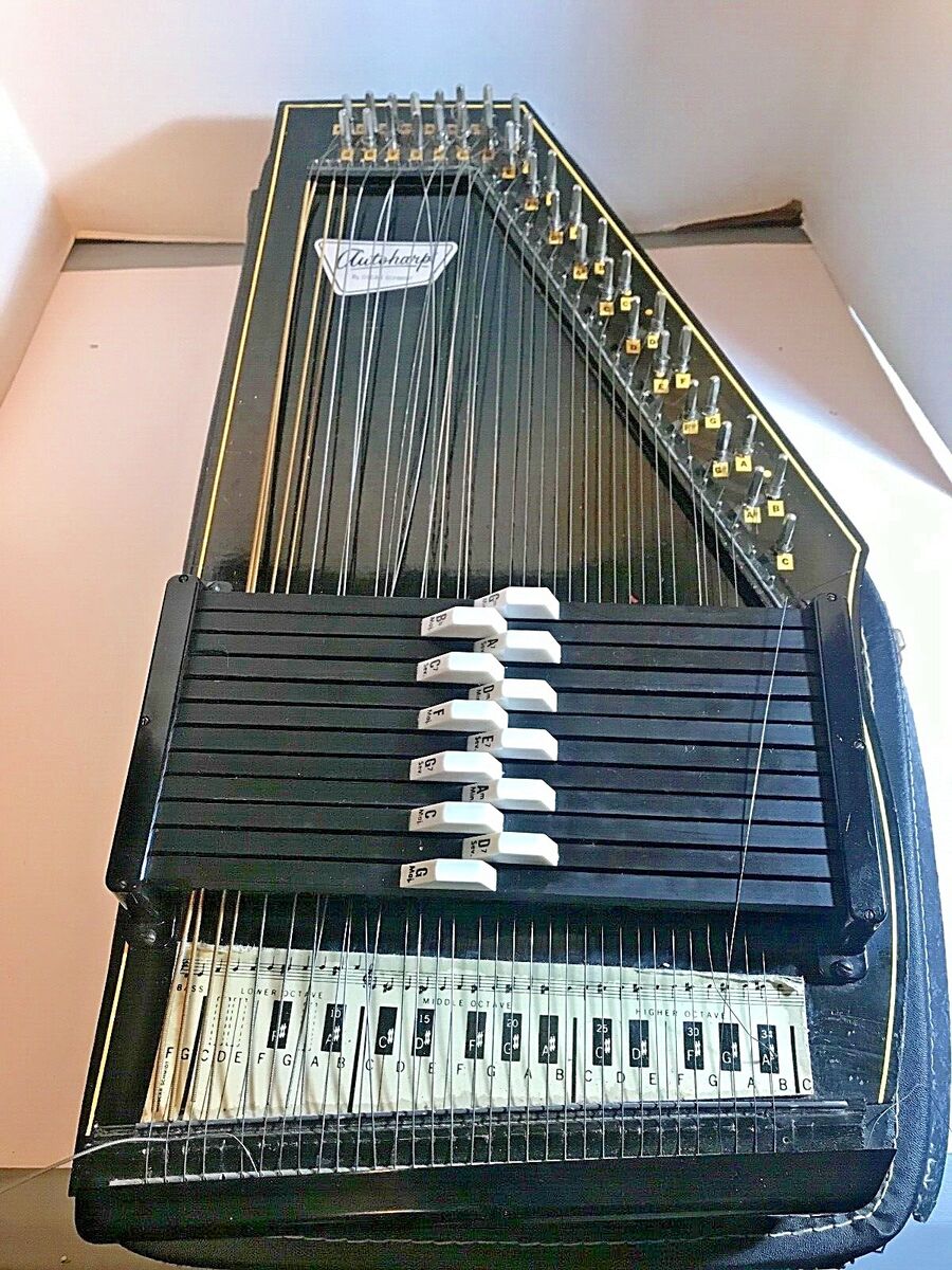 Oscar Schmidt 36 String 12 Chord Autoharp Original Vintage Oscar Schmidt 36 String 12 Chord Autoharp Original Vintage