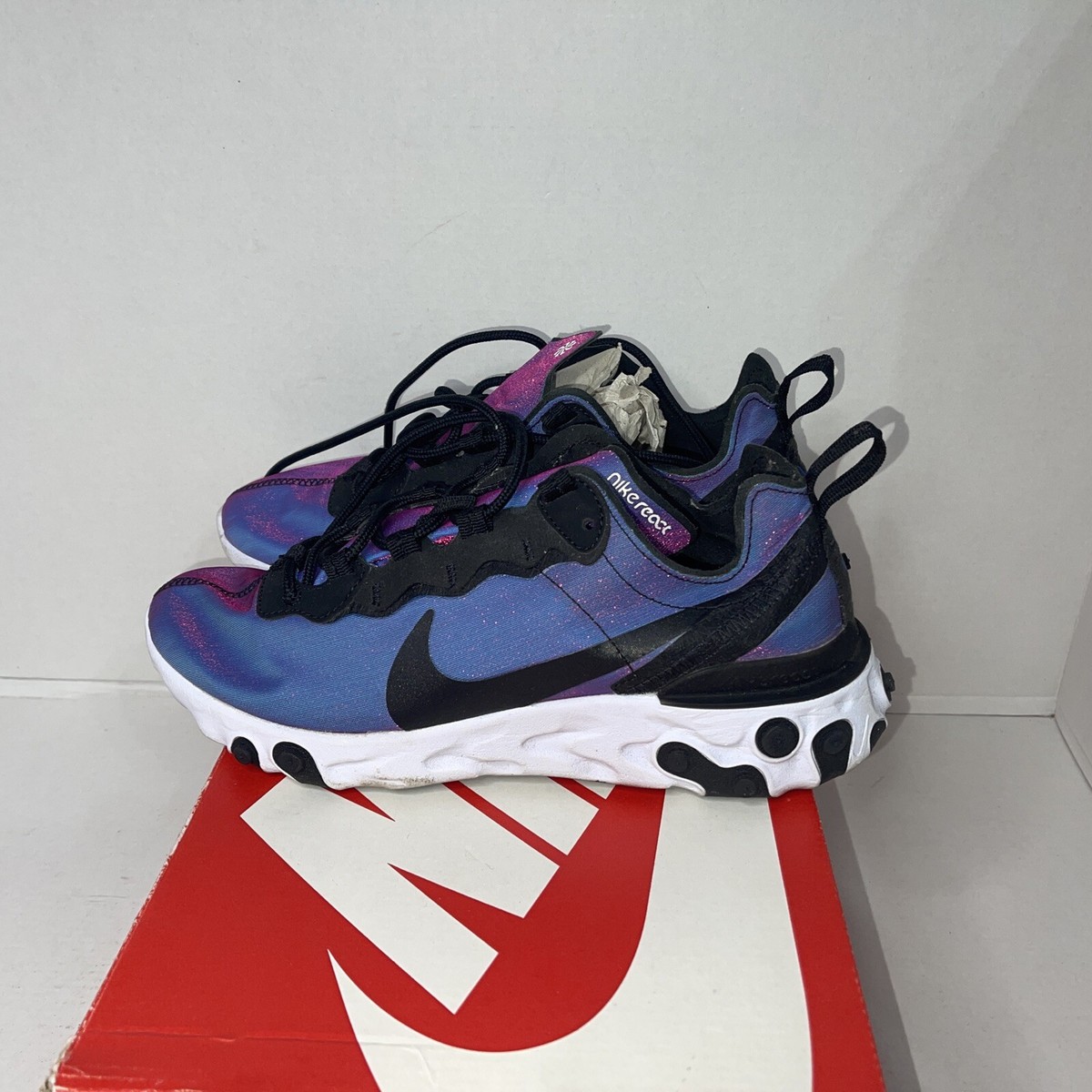 Nike Women's React Element 55 Size Premium Laser Fuchsia Shoes