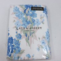 Laura Ashley Stocks Blackout Eyelet Lined Curtains Blue Sky W162cm D183cm