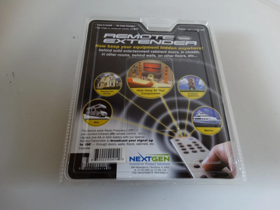 Remote Control Extender Transmits Remotes's Signal Anywhere In Your Home. - Image 3 of 3