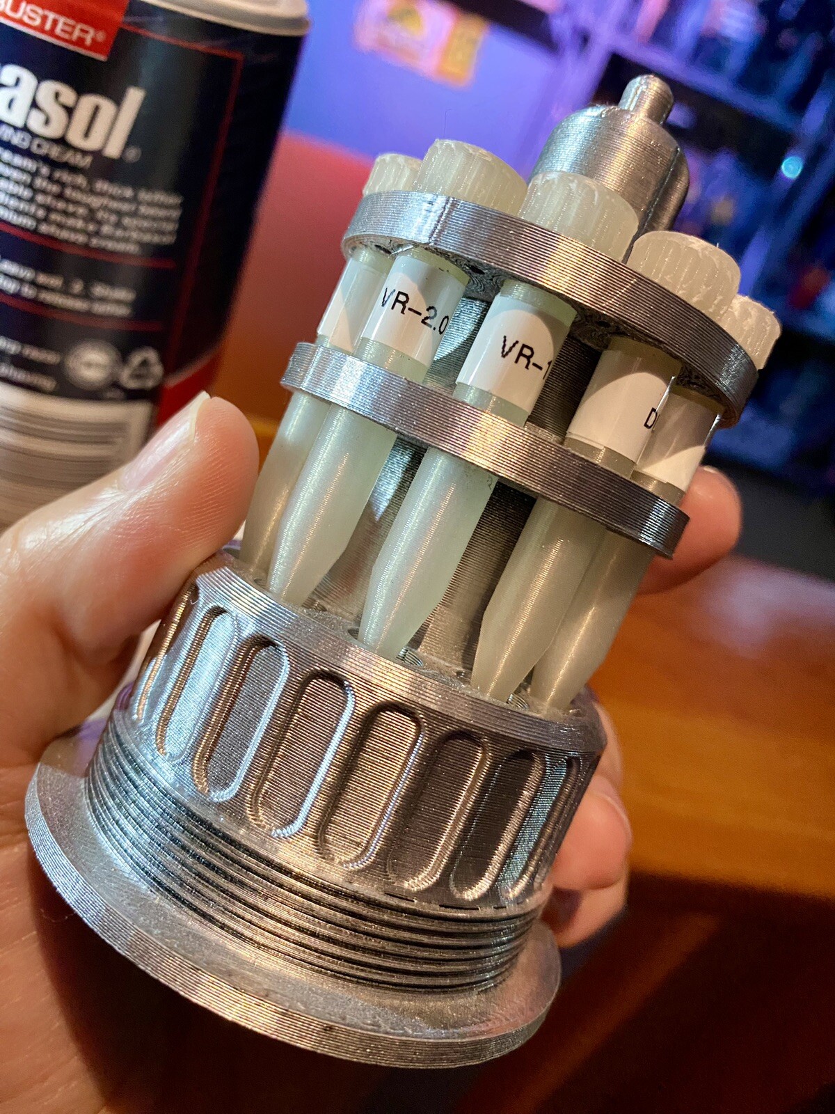 MOVIE PROP REPLICA Jurassic Park Barbasol Shaving Cream Can 3D