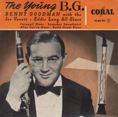 Benny Goodman The Young B. G. GERMAN EP Vinyl Single 7inch Coral