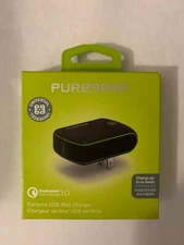 Pure Gear Extreme USB Wall Charger with Qualcomm Quick Charge 3.0 Black