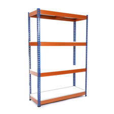Heavy Duty Racking Melamine Shelves 4 Levels | 1800mm H x 900mm W x 600mm D