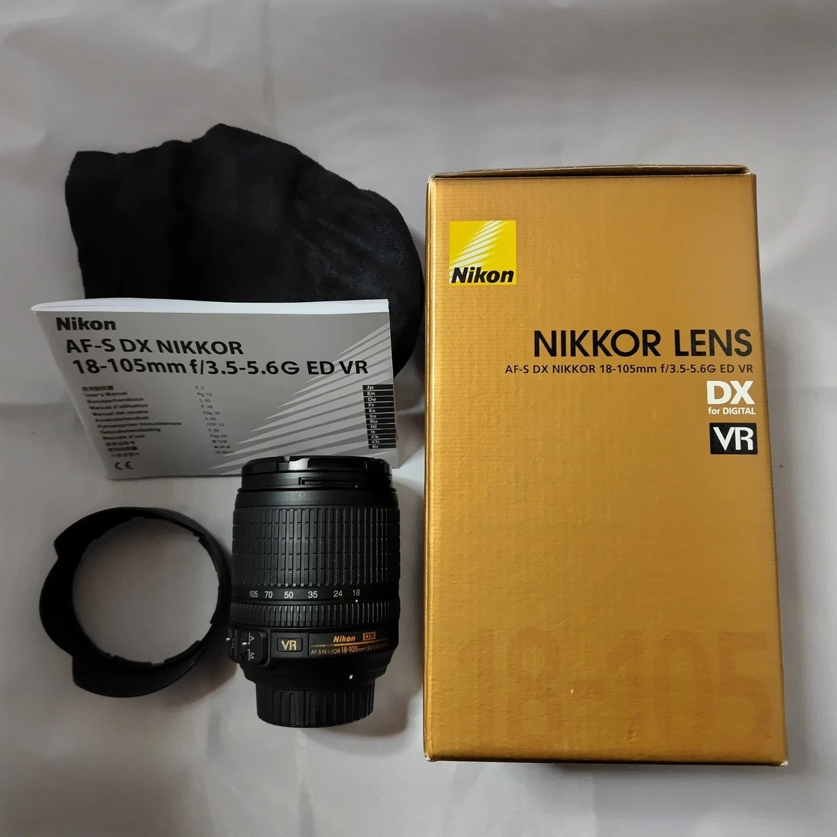 [TOP MINT] Nikon AF-S DX NIKKOR 18-105mm F3.5-5.6G ED VR Lens from Japan
