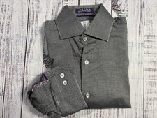 Mens Robert Graham Shirt Sz S 15 Stretch GREAT Condition Tailored Fit 0667
