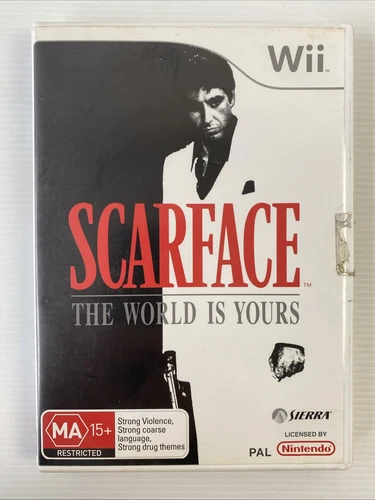 Scarface : The World Is Yours (Nintendo Wii 2007) PAL Complete Manual Included