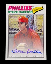 Topps 2026 Heritage Steve Carlton Philadelphia Phillies Autograph #77RO-SC