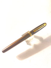 Bronze  Sheaffer Prelude Fountain Pen White dot. Gold trim  FINE gold 2 tone nib