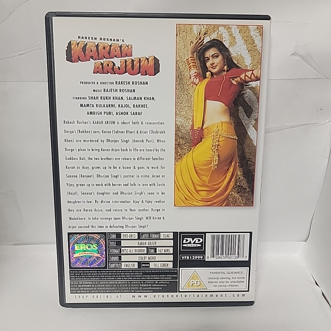 Karan Arjun DVD With English Subtitles