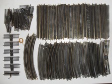 Großes Fleischmann H0 Gleis-Konvolut für Bastler, über 150 Teile