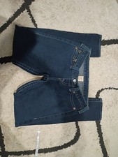 Woman's True Religion Jeans Fitted Size 30/30 Dark Blue