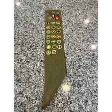 Vintage 50s Boy Scout Merit Badge Sash Eagle Scout Pin