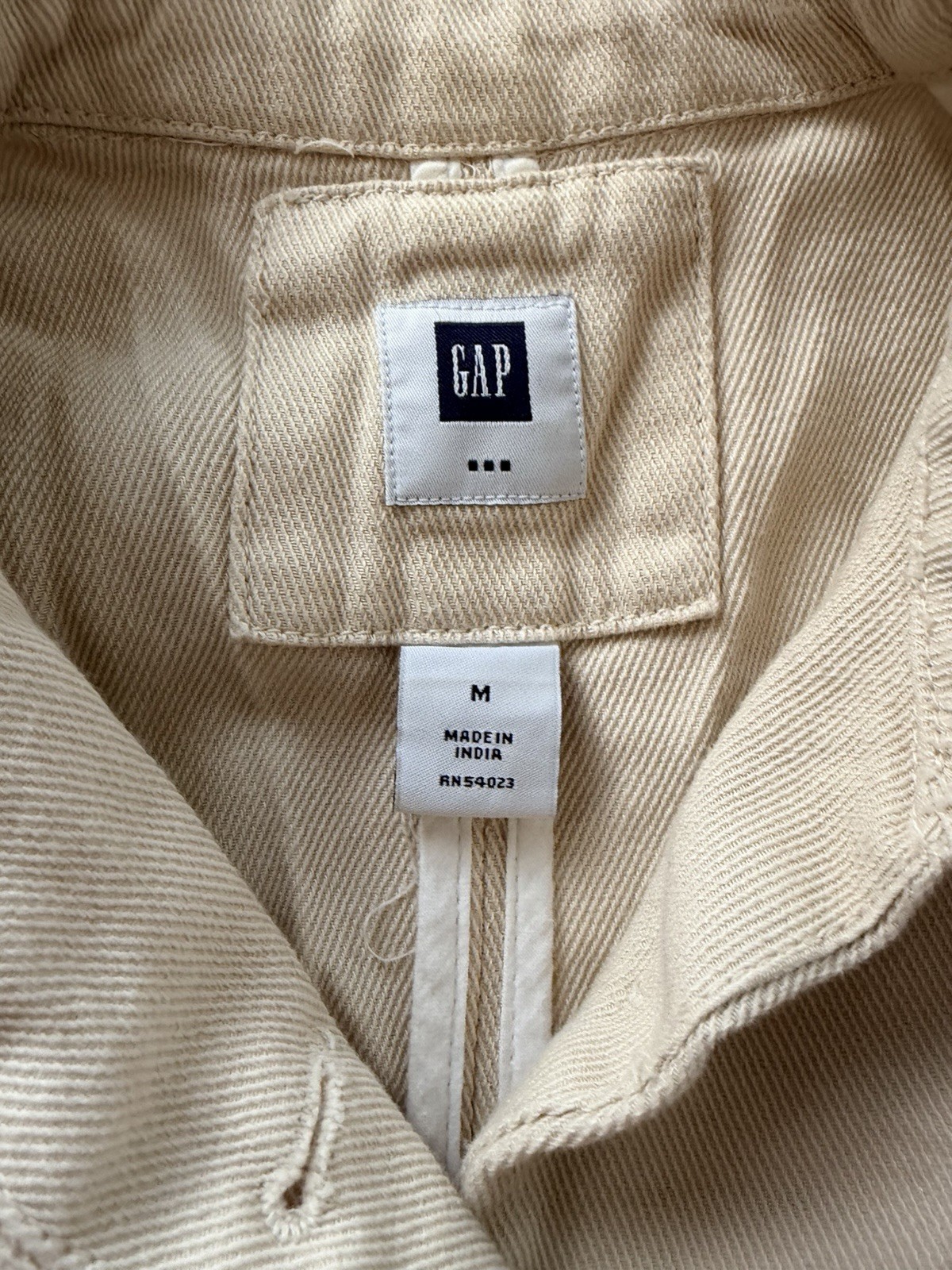 Gap Linen Jacket Lightweight Size Medium - image 4
