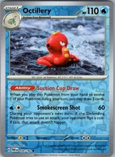 Octillery Reverse Holo Pokemon SV04: Paradox Rift 034/182 NM