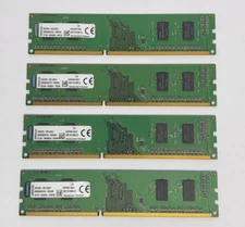 Kingston PC3-12800 8GB (4x2GB) DDR3 SDRAM Memory (KVR16S11/2) modules.