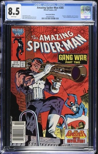 2/1987 Amazing Spider-Man #285 (Gang War / Newsstand Edition) Marvel (CGC 8.5)