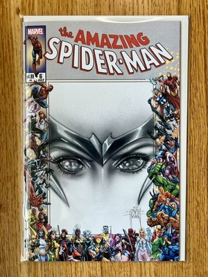 Amazing Spider-Man #6 - Martin Zavala Scarlet Witch Eyes Sketch Signed w/COA NM