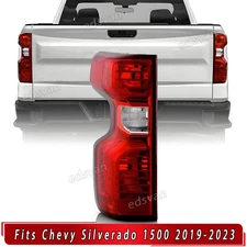 Left Driver Rear Tail Light For 2019-2023 Chevy Silverado 1500 Brake Taillamp