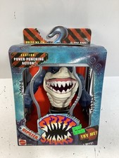 RARE 1994 Mattel Street Sharks Ripster Series 1 in Original Box Cage 12254