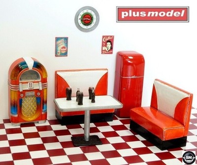 Plus Model Juke box Jukebox Resin Bausatz Model Kit Diorama 1:35 Art. 589