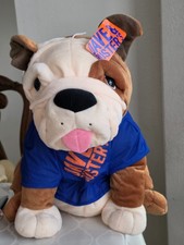 LARGE 18 Dave Buster s Bulldog Plush Toy Factory Stuffed Animal NEW NWT