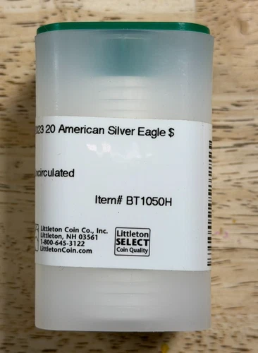 Lot of 20 2023 Uncirculated American Silver Eagle Dollars Littleton #BT1050H