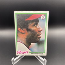 Topps 1978 Bobby Bonds #150 Angels Major League Baseball Card