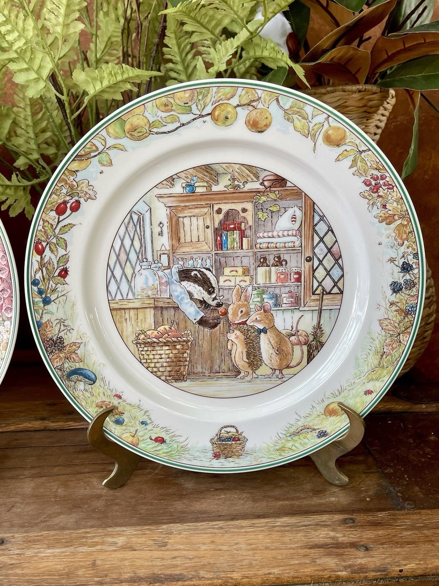 2 Vintage Villeroy & Boch Foxwood Tales Peter Paterson 1994 Dinner