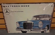 Classic Car Mercedes vintage metal sign Retro Man Cave Wall Decor Item #C-39