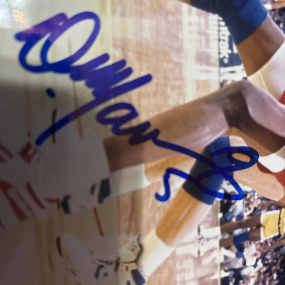 Foto autografiada firmada por Danny Manning de 8x10 "LOS ANGELES CLIPPERS Foto 3 de 4