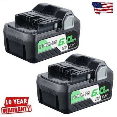 2X For Metabo HPT Multivolt Battery BSL36B18 36V / 18V 6.0Ah 372121M New