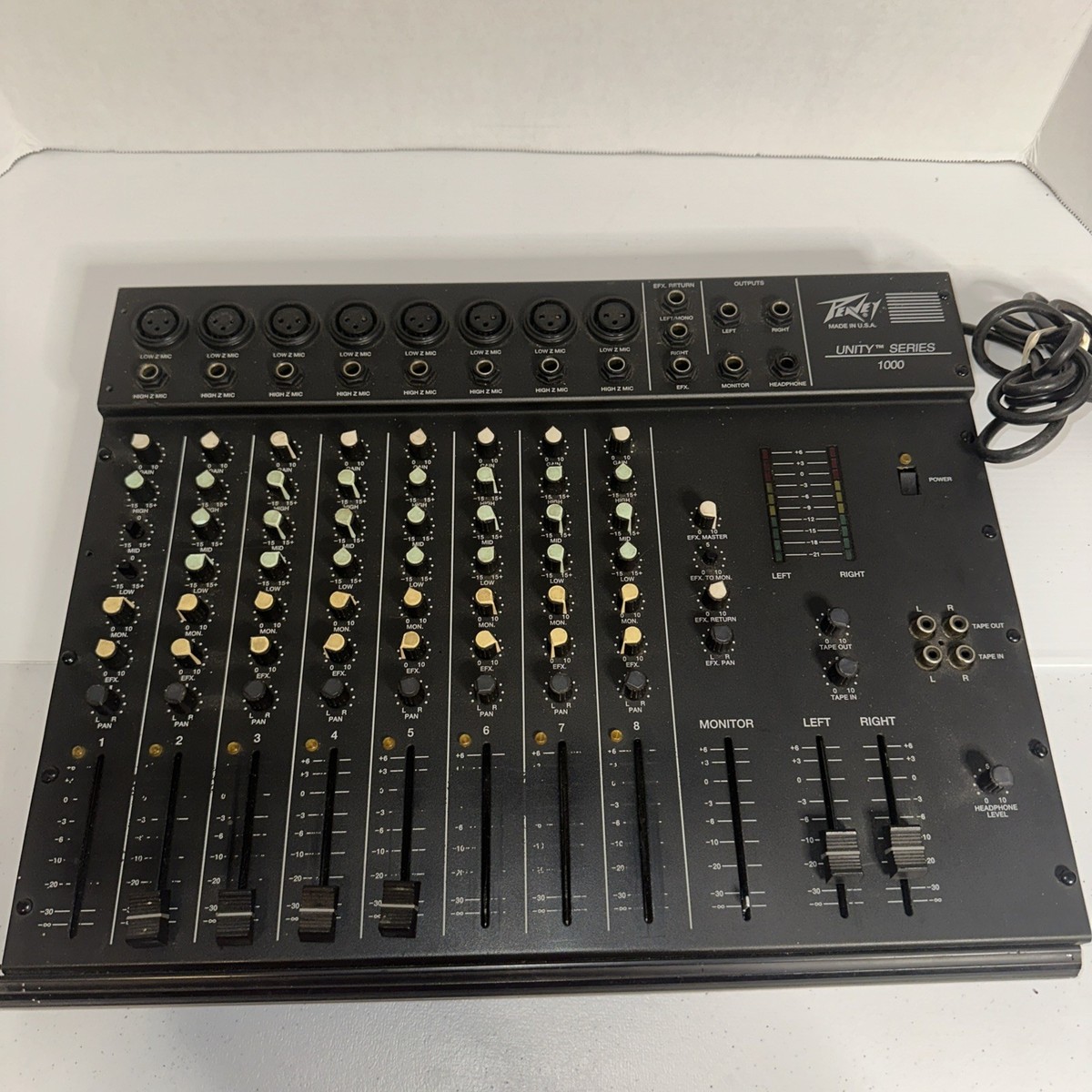 Peavey Unity 1000 8 Channel Analog Mixer Mixing Board | eBay