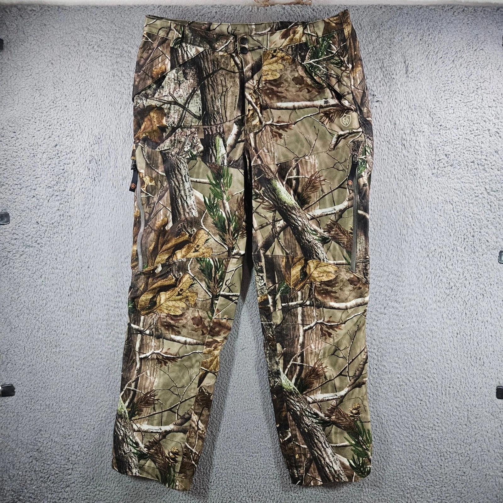 Game Winner Mens Realtree AP Camo Waterproof Hunting Pants Medium 36x30 Green